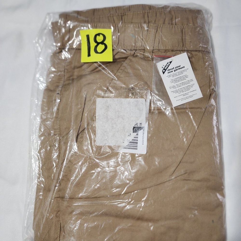 King Size Khaki Denim Casual Pants 7XL x 38